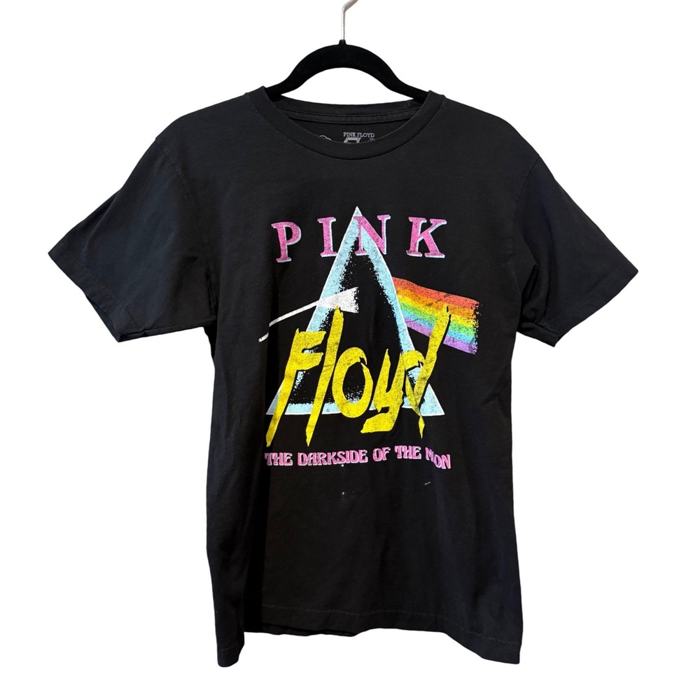 Pink Floyd Dark Side Of The Moon 50th Anniversary T-Shirt Black Mens Medium